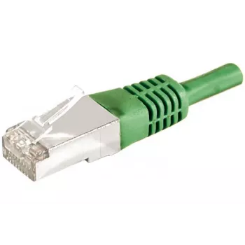 EXERTIS CONNECT CAT 6a F/UTP Καλώδιο Patch, 0,3 m, Πράσινο, 10 Gbps, Slim Snagless 859546