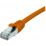 EXERTIS CONNECT 858530 Cat 6A S/FTP Καλώδιο Patch, 0,3 m, Πορτοκαλί, Slim Boot