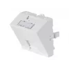 Dexlan Ένθετο Πρόσοψης 45 x 45 mm για 1 Μονάδα Keystone, 30°, Signalweiß RAL 9003 (911712)