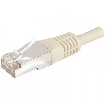 EXERTIS CONNECT Cat.6a F/UTP Καλώδιο Patch, 0,5m, Γκρι, 10 Gbps, Slim Bend Protection 859502
