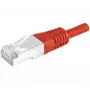 EXERTIS CONNECT Cat6 S/FTP PiMF Patchkabel, RJ45, κόκκινο, 10 m 856892