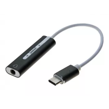 Exertis Connect USB-C σε 3,5 mm Audio-Adapter - 24-Pin USB-C βύσμα αρσενικό σε Stereo-Mini υποδοχή θηλυκή (921555)