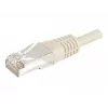 EXERTIS CONNECT Cat.6a F/UTP Patchkabel, 2 m, γκρι, 10 Gbps, RJ45, Slim Snagless Boot 859505