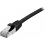 EXERTIS CONNECT 858488 Cat 6A S/FTP Patchkabel, 5 m, μαύρο, Slim Boot