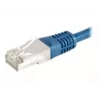 EXERTIS CONNECT 859515 Cat6a F/UTP Patchkabel, 0,15 m, μπλε, 10 Gbps, Slim Boot