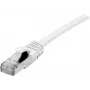 EXERTIS CONNECT 858502 Cat 6A S/FTP Patchkabel, 2 m, λευκό, Slim Boot