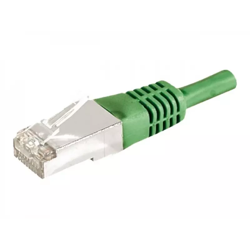 EXERTIS CONNECT Cat.6a F/UTP Patchkabel, 0,15 m, πράσινο, 10 Gbps 859545
