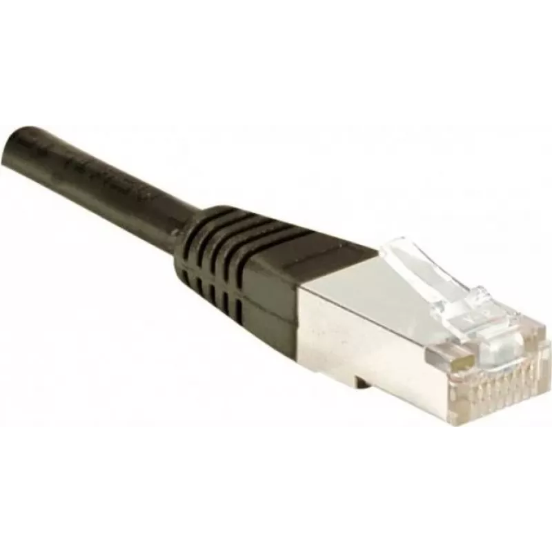 Exertis Connect 857110 Cat5e F/UTP Καλώδιο δικτύου Patch, 0,15 m, Μαύρο