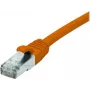 EXERTIS CONNECT 858529 Cat 6A S/FTP Patchkabel, 0,15 m, πορτοκαλί, Slim Boot