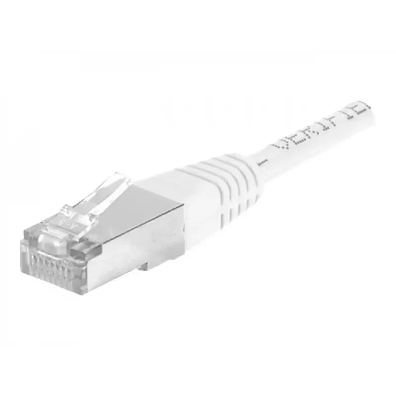 EXERTIS CONNECT Cat.6a F/UTP Καλώδιο Patch, Λευκό, 20 m, 10 Gbps, Slim Snagless Boot 859586