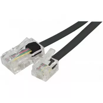 EXERTIS CONNECT Καλώδιο τηλεφώνου, Μαύρο, 2,0 m (EXC911735)