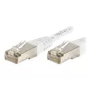 EXERTIS CONNECT Καλώδιο Patch Cat.6 S/FTP, PiMF, λευκό, 0,15 m 856815