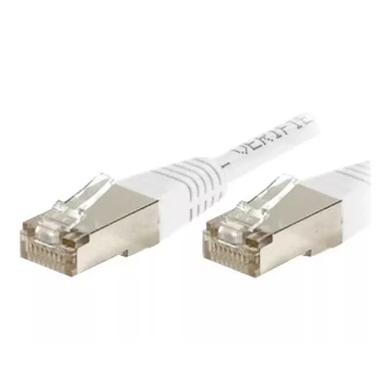 EXERTIS CONNECT Καλώδιο Patch Cat.6 S/FTP, PiMF, λευκό, 0,15 m 856815