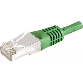 EXERTIS CONNECT 859553 Καλώδιο Patch Cat.6a F/UTP, 7,5 m, πράσινο, 10 Gbps, Slim Boot