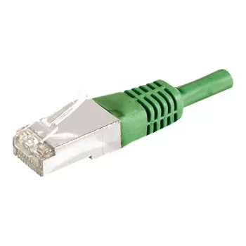 EXERTIS CONNECT 859553 Καλώδιο Patch Cat.6a F/UTP, 7,5 m, πράσινο, 10 Gbps, Slim Boot