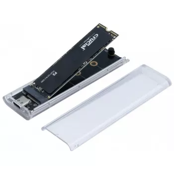 EXERTIS CONNECT Θήκη M.2 SSD USB 3.2 Gen 2 Type-C Διαφανής 924625