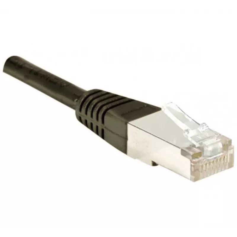 EXERTIS CONNECT καλώδιο patch Cat5e F/UTP, RJ45, μαύρο, 0,3 m 857120