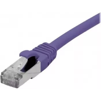 EXERTIS CONNECT 858515 Cat 6A S/FTP Καλώδιο Patch, 0,5 m, Βιολετί, Slim Boot