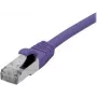 EXERTIS CONNECT 858515 Cat 6A S/FTP Καλώδιο Patch, 0,5 m, Βιολετί, Slim Boot