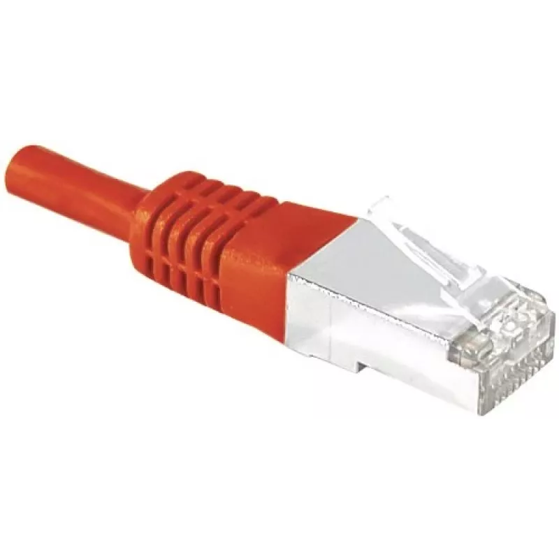 EXERTIS CONNECT 858306 Cat.6A S/FTP Καλώδιο Patch, 5 m, Κόκκινο, Slim Boot