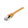 EXERTIS CONNECT Cat 6A S/FTP Patchkabel, 1,0 m, πορτοκαλί, Slim Strain Relief 858532