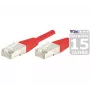 EXERTIS CONNECT Cat.6A S/FTP Patchkabel, 10 m, κόκκινο 858308