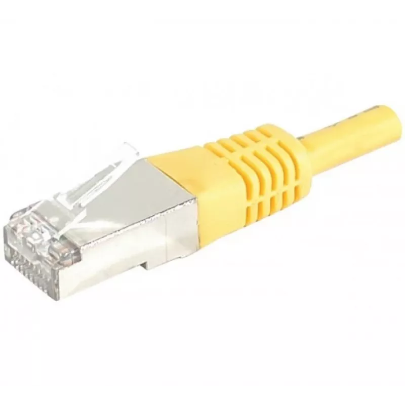 EXERTIS CONNECT Cat.6A S/FTP Patchkabel, 1m, κίτρινο 858331