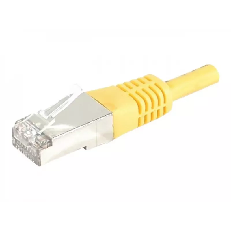 EXERTIS CONNECT 858336 Cat.6A S/FTP Patchkabel, 7,5 m, κίτρινο, Slim Boot
