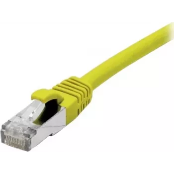 EXERTIS CONNECT 858418 Cat 6A S/FTP καλώδιο patch, 0,3 m, κίτρινο, Slim Boot
