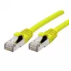 EXERTIS CONNECT 858418 Cat 6A S/FTP καλώδιο patch, 0,3 m, κίτρινο, Slim Boot