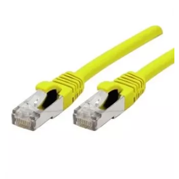 EXERTIS CONNECT 858418 Cat 6A S/FTP καλώδιο patch, 0,3 m, κίτρινο, Slim Boot
