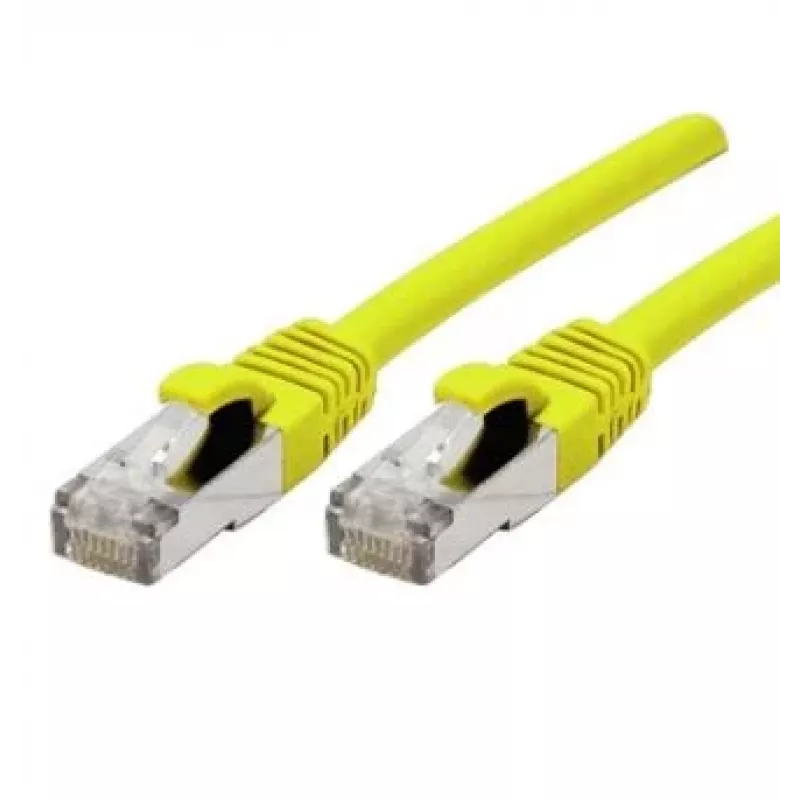EXERTIS CONNECT 858418 Cat 6A S/FTP καλώδιο patch, 0,3 m, κίτρινο, Slim Boot