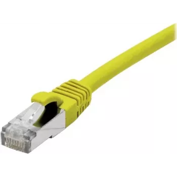 EXERTIS CONNECT 858419 Cat 6A S/FTP καλώδιο patch, 0,5 m, κίτρινο, Slim Boot
