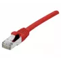 EXERTIS CONNECT Cat 6A S/FTP καλώδιο patch, κόκκινο, 0,15 m, Slim Snagless Boot 858465