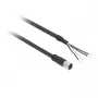 TMSS GERMANY Telemechanique Sensors Υποδοχή θηλυκή M12 ευθεία καλώδιο PUR 5m 4-πολικό XZCP1141L5