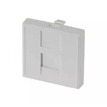 EXERTIS CONNECT Dexlan Κεντρική πλάκα 45 x 45 mm για 1 Keystone module, λευκό σήματος RAL 9003 (911722)