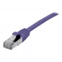 EXERTIS CONNECT Cat 6A S/FTP Καλώδιο Patch, 10m, Βιολετί, Slim Snagless Boot 858522