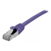 EXERTIS CONNECT Cat 6A S/FTP Καλώδιο Patch, 10m, Βιολετί, Slim Snagless Boot 858522