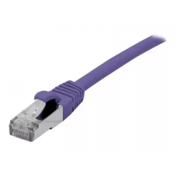 EXERTIS CONNECT Cat 6A S/FTP Καλώδιο Patch, 10m, Βιολετί, Slim Snagless Boot 858522