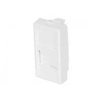Exertis Connect Dexlan Modular input κενό 45 x 22,5 mm για 2 x RJ45 Keystone χωνευτή τοποθέτηση RAL 9003 λευκό σήματος 911731