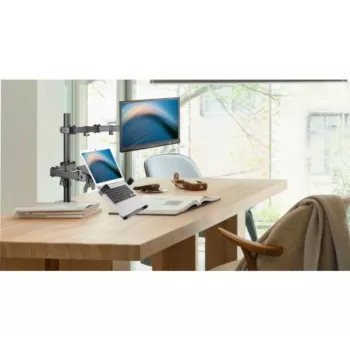 EXERTIS CONNECT Σετ βάσης γραφείου για οθόνη και laptop, 13-32 ίντσες, χάλυβας, σφιγκτήρας ράβδου/διάτρηση, αρθρωτοί βραχίονες, VESA 75/100 915170