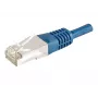 EXERTIS CONNECT Cat.6a F/UTP Καλώδιο Patch, 0,5 m, Μπλε, 10 Gbps 859517