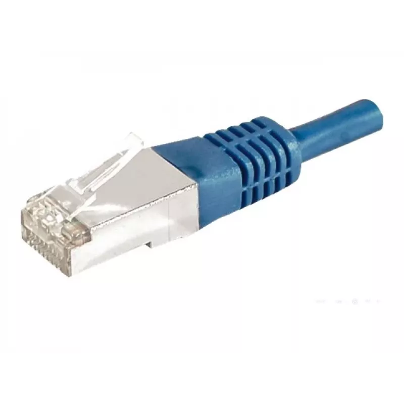 EXERTIS CONNECT Cat.6a F/UTP Καλώδιο Patch, 0,5 m, Μπλε, 10 Gbps 859517
