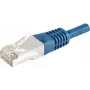 EXERTIS CONNECT 859522 Καλώδιο patch Cat.6a F/UTP, 5 m, μπλε, 10 Gbps, λεπτό προστατευτικό βύσματος