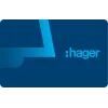 Hager RTH303X Κάρτα transponder για ODT 2.0 Video Touch Display Εξωτερική μονάδα