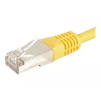 EXERTIS CONNECT Cat.6a F/UTP Καλώδιο δικτύου, Κίτρινο, 0,5 m, 10 Gbps 859562