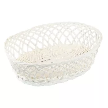 KESPER Ορθογώνιο καλάθι αποθήκευσης Λευκό 31x23,5x8,5 cm