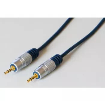 EXERTIS CONNECT Professional Slimline Καλώδιο ήχου, 3,5 mm στερεοφωνικό βύσμα jack αρσενικό σε αρσενικό, 5,0 m, Μαύρο 987995