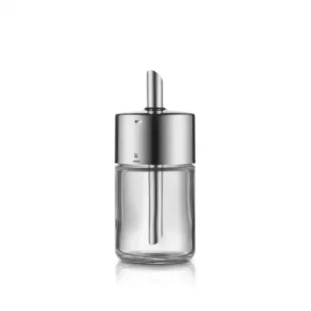 WMF Basic Παγουρίνο ζάχαρης 200 ml, Cromargan® ανοξείδωτο και γυαλί, Ασημί/Διάφανο