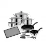 WMF Diadem Plus 10-τεμ. σετ μαγειρικών σκευών, Ασημί 3201001275